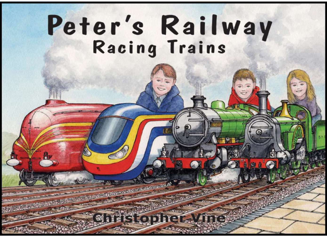 Book - Peter's Railway Racing Trains
